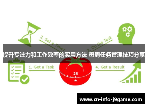 提升专注力和工作效率的实用方法 每周任务管理技巧分享 提升专注力和工作效率的实用方法 每周任务管理技巧分享